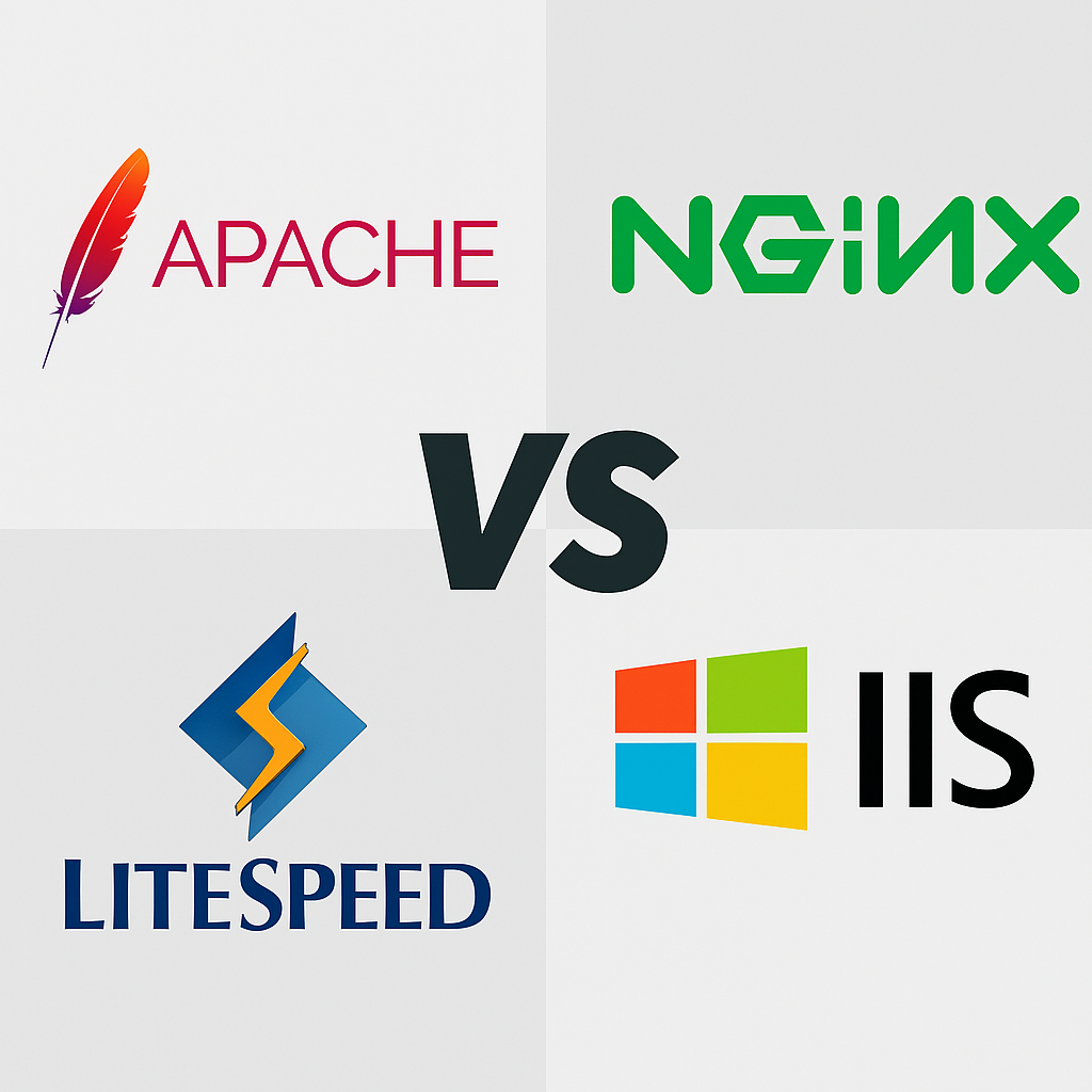 🌐 Apache vs Nginx vs LiteSpeed vs IIS – เลือก Web Server ตัวไหนดี?