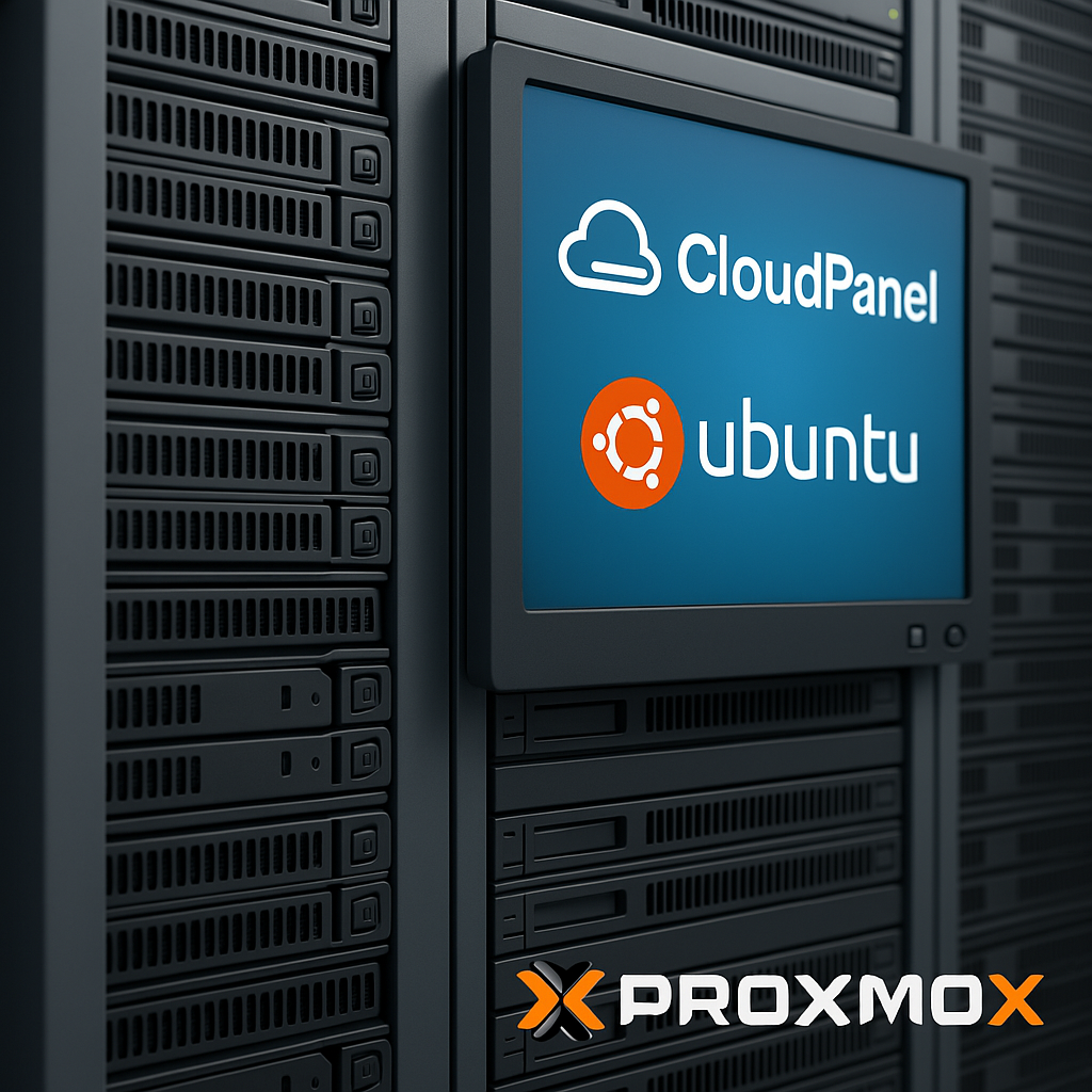 🚀 วิธีติดตั้ง CloudPanel + Ubuntu 22.04 บน Proxmox VE ตั้งแต่ต้นจนจบ